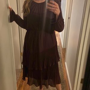 Purple Chelsea 28 tie waist dress